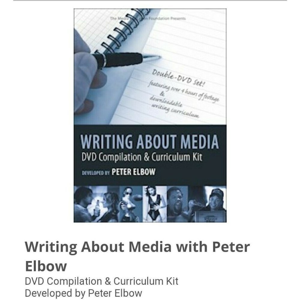 Writing About Media - DVD Compilation‎ & Curriculum Kit ~ Peter Elbow ~ NEW